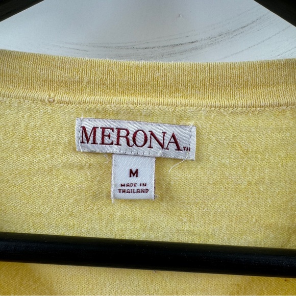 Merona Yellow Button Front Cardigan Size Medium - Picture 4 of 8